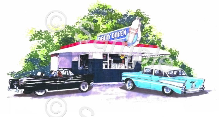 Dairy Queen Print – Beach Memories Art